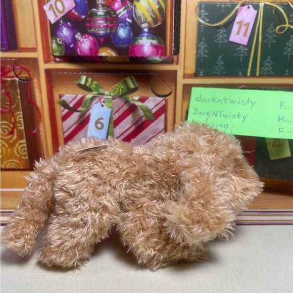 1 BRAND NEW GUND MINI MUTTSY PLUSH DOG ORNAMENT TOY APPROX 4” PRICE FIRM - Picture 3 of 15